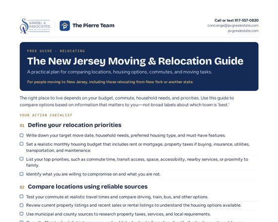 Cover of The New Jersey Moving & Relocation Guide